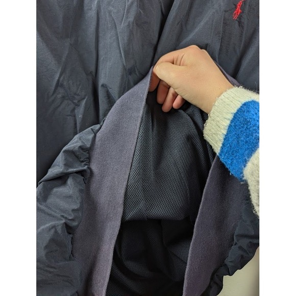 Vintage Polo Ralph Lauren Windbreaker Men's Size Large Pullover 90s Nylon Golf - Picture 7 of 10
